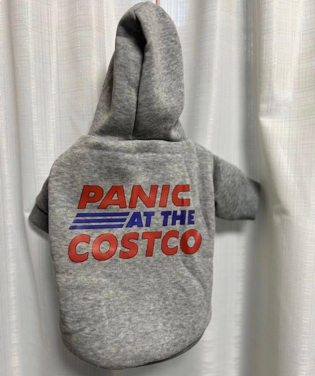 Amazon.co.jp: コストコ Costco 犬服 韓国レア ロゴパーカー フード